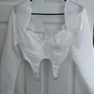 SHEIN Crop Top Blouse XS (Brand New)